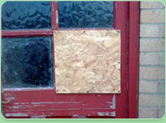 boarded up Swansea